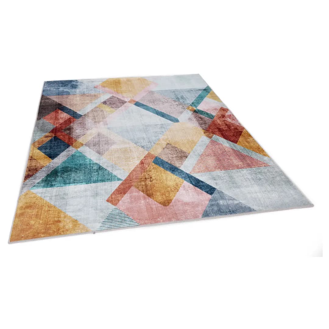 Kurzflorteppich Rachele 088 Multicolor 160 x 230cm | Mehrfarbig