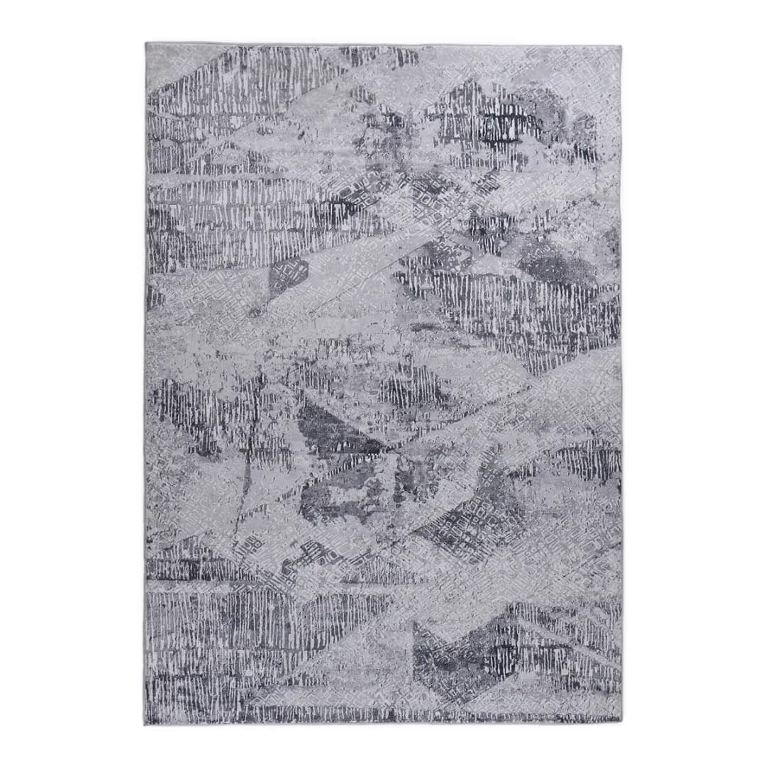 Kurzflorteppich Rachele 087 Grau 90 x 160cm | Grau