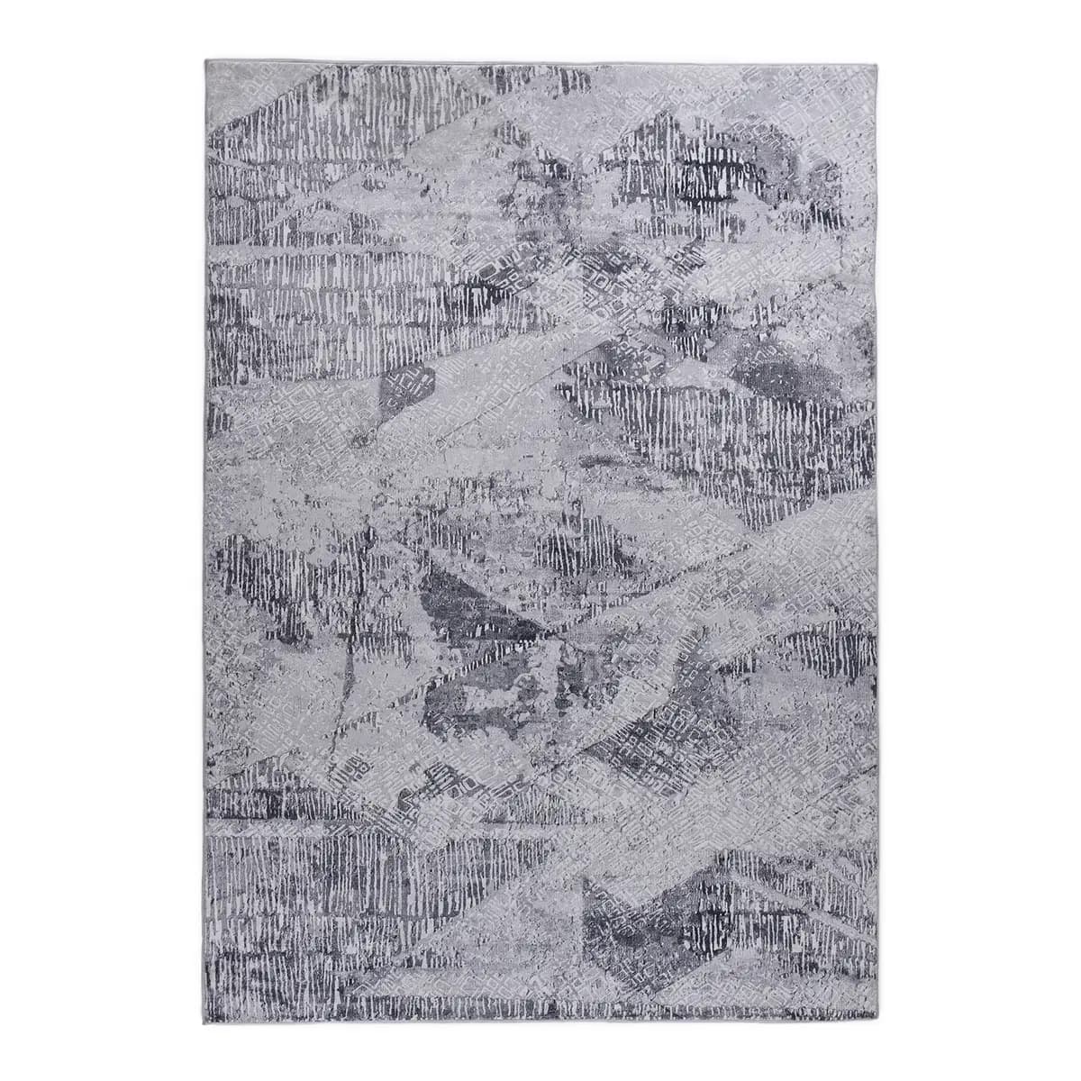 Kurzflorteppich Rachele 087 Grau 190 x 290cm Flachgewebe | Grau