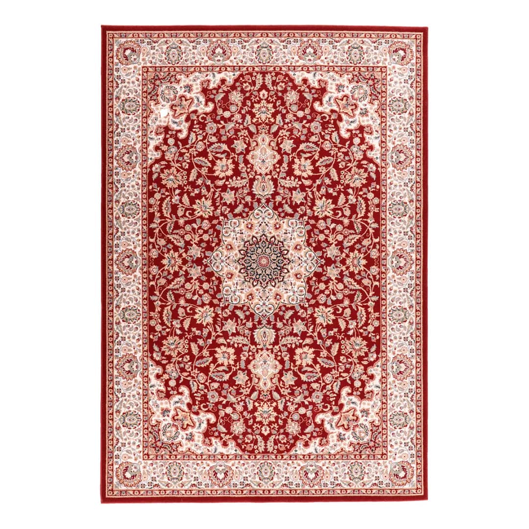 Wollteppich Dolna 859 I Rot/Rot 80 x 150cm Wolle | Rot