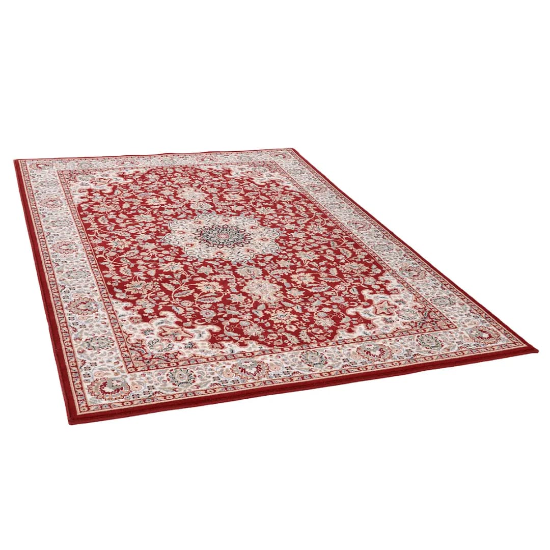 Wollteppich Dolna 859 I Rot/Rot 80 x 150cm Wolle | Rot