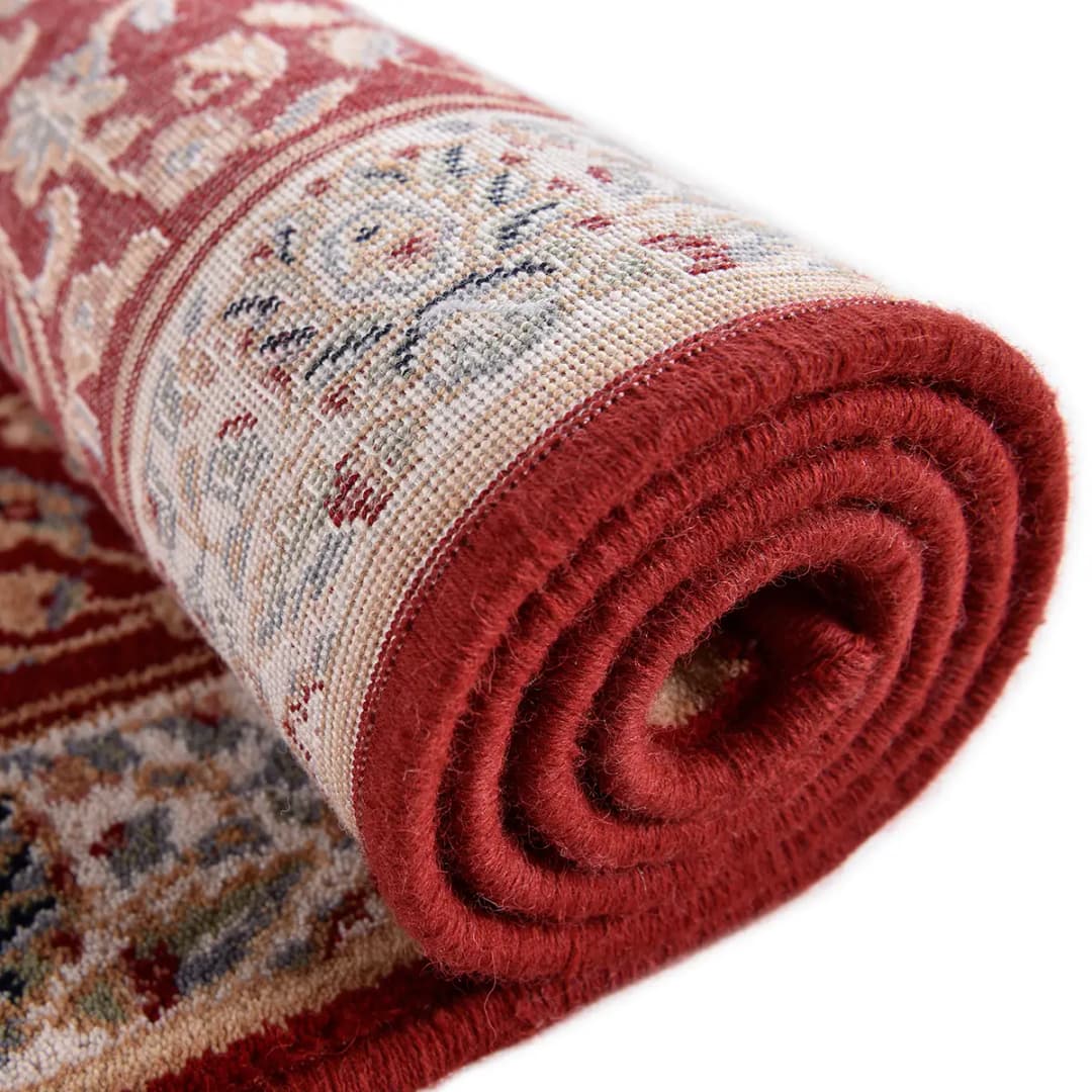 Wollteppich Dolna 859 I Rot/Rot 80 x 150cm Wolle | Rot