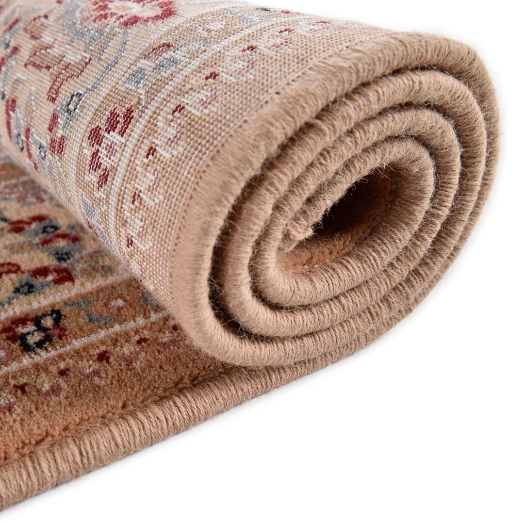 Wollteppich Dolna 809 I Beige/Beige 133 x 190cm Wolle | Beige