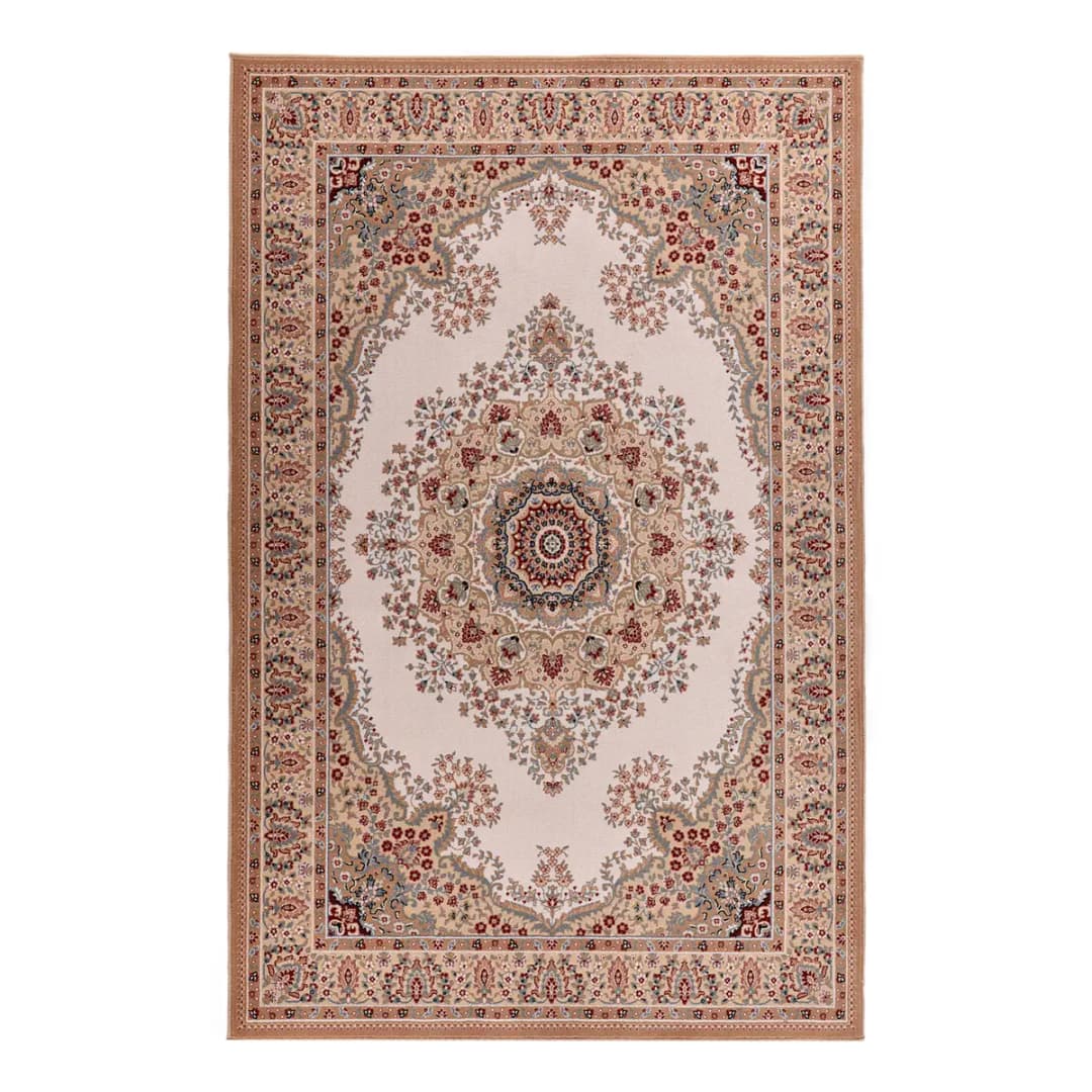 Wollteppich Dolna 809 I Beige/Beige 66 x 120cm | Beige