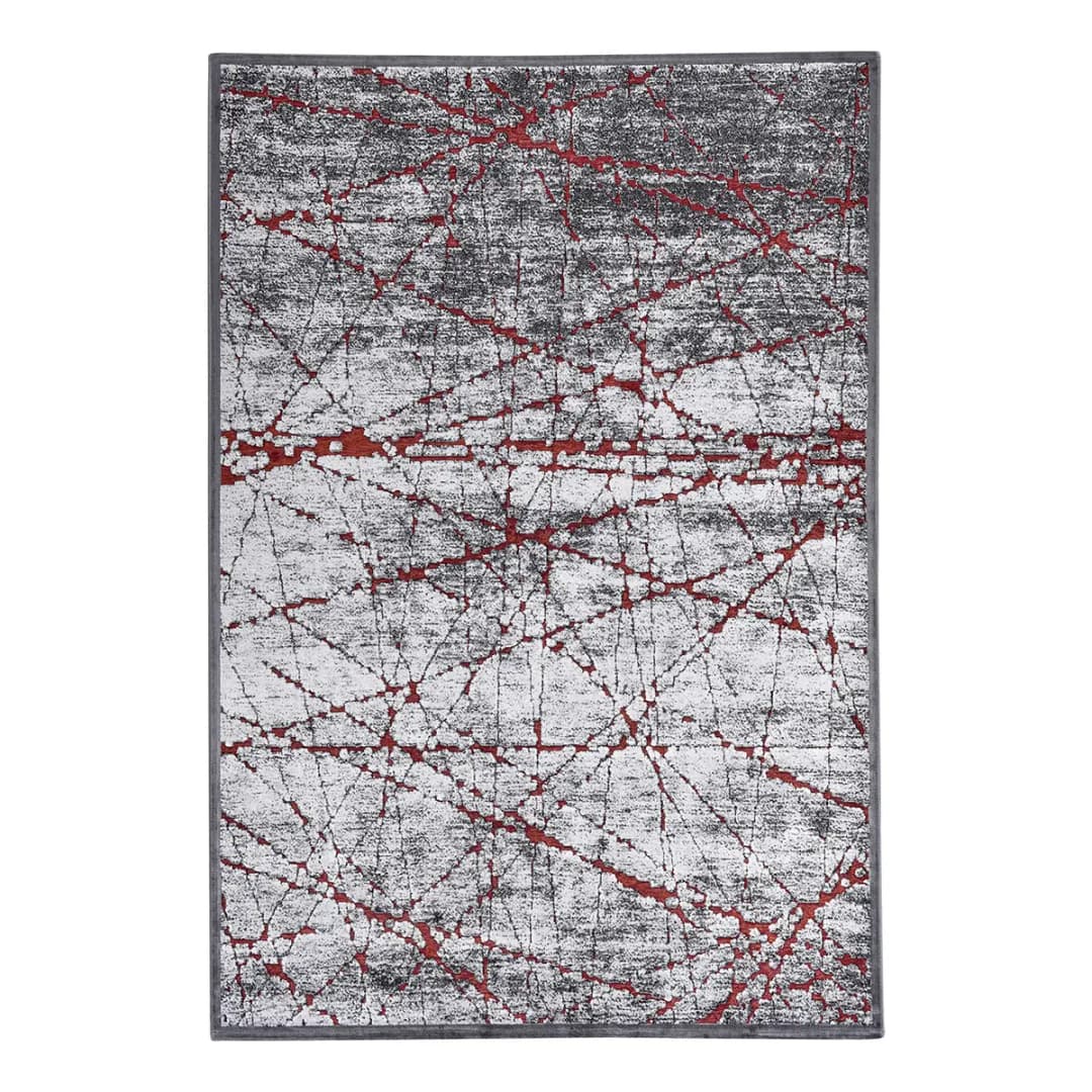 Kurzflorteppich Orelia 103 Rot/Rot 160 x 235cm Mischgewebe