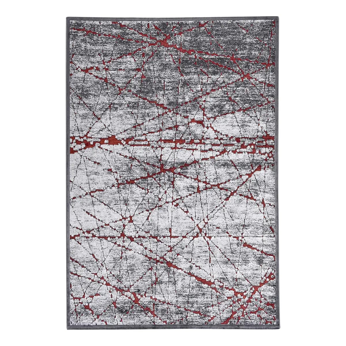 Kurzflorteppich Orelia 103 Rot/Rot 160 x 235cm Mischgewebe