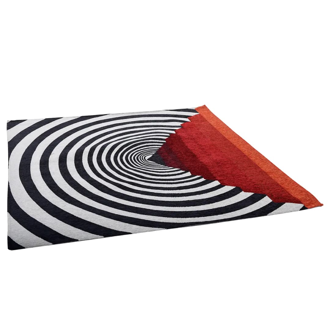 Kurzflorteppich Cosima 117 Rot 100 x 100cm Mischgewebe | Rot