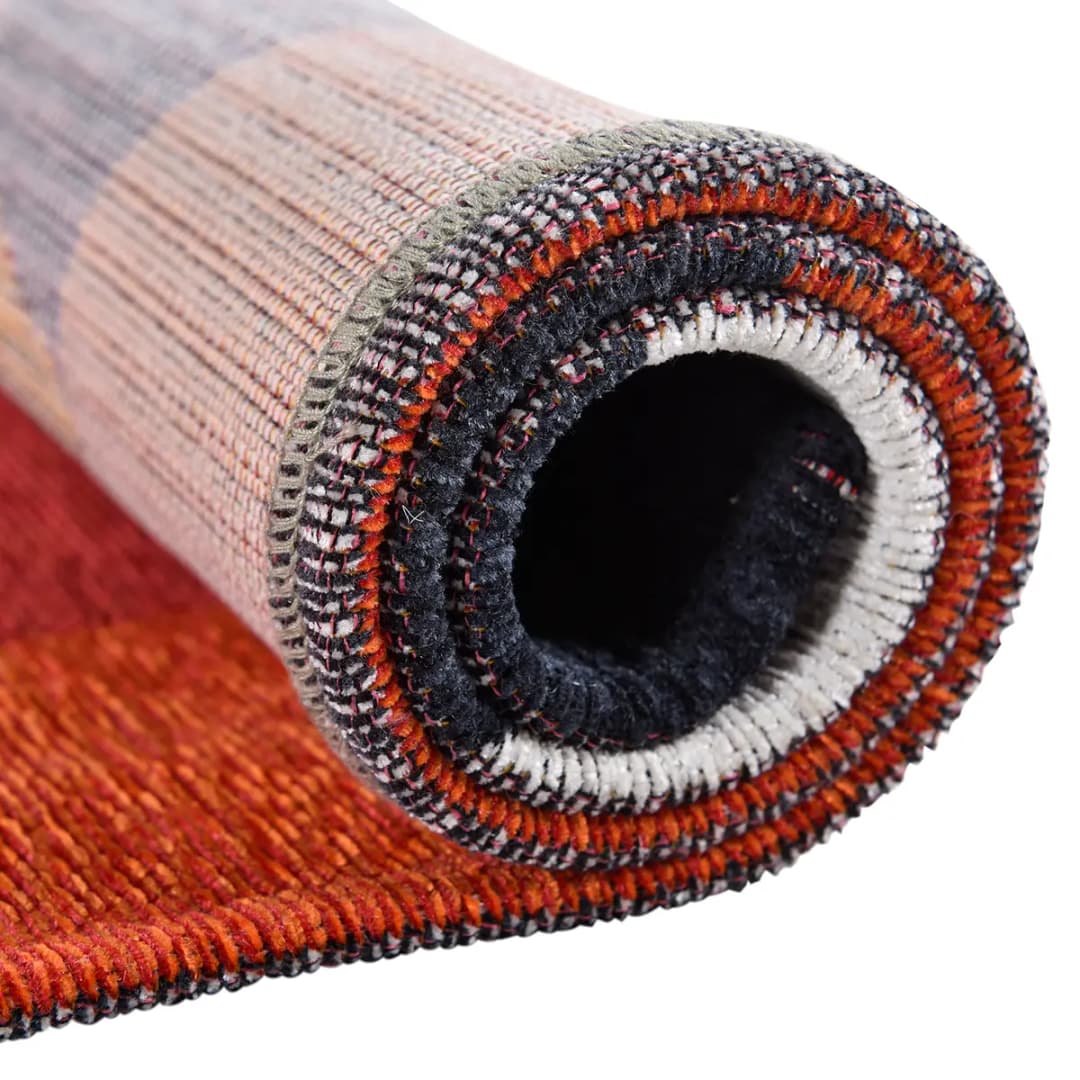 Kurzflorteppich Cosima 117 Rot 100 x 100cm Mischgewebe | Rot