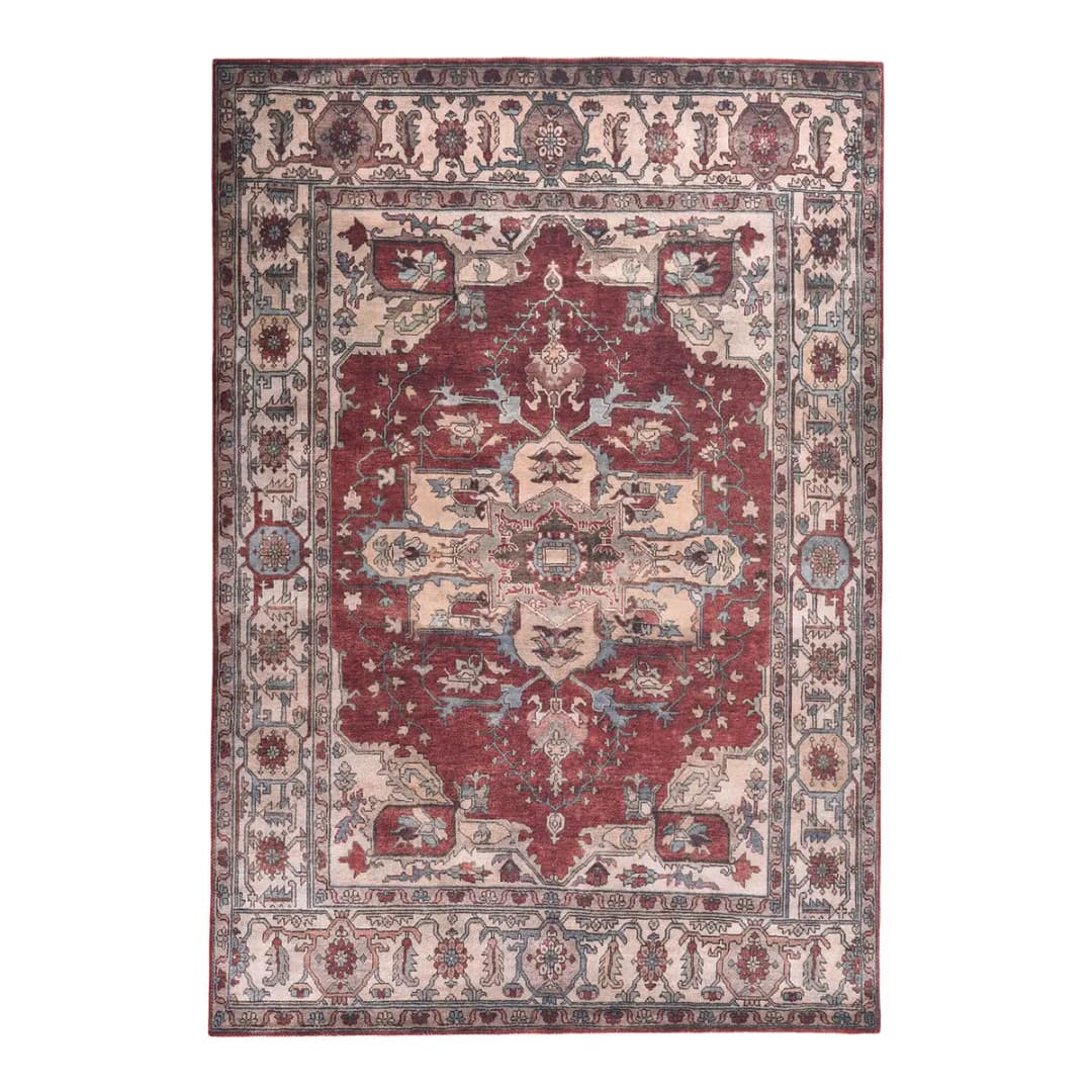 Kurzflorteppich Adara 121 Rot/Rot 90 x 160cm | Rot
