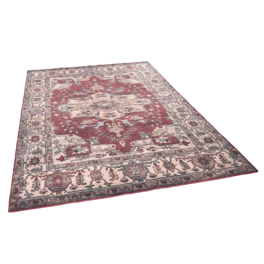 Kurzflorteppich Adara 121 Rot/Rot 90 x 160cm | Rot