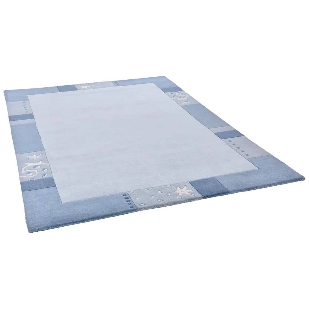 Royal Ganges Teppich | Blau