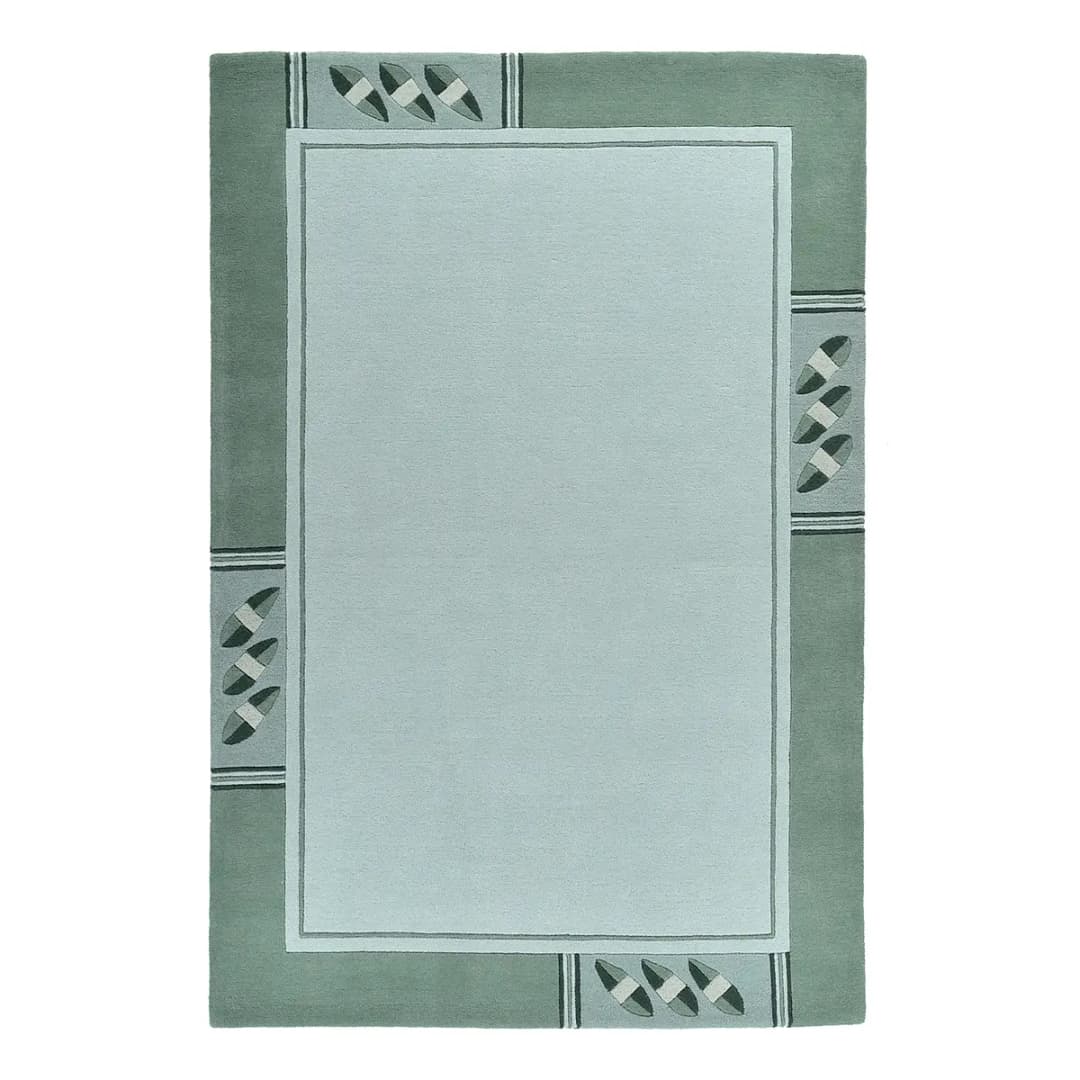Wollteppich Royal Nepali 3029 Grün/Mint 70 x 140cm Wolle | Grün