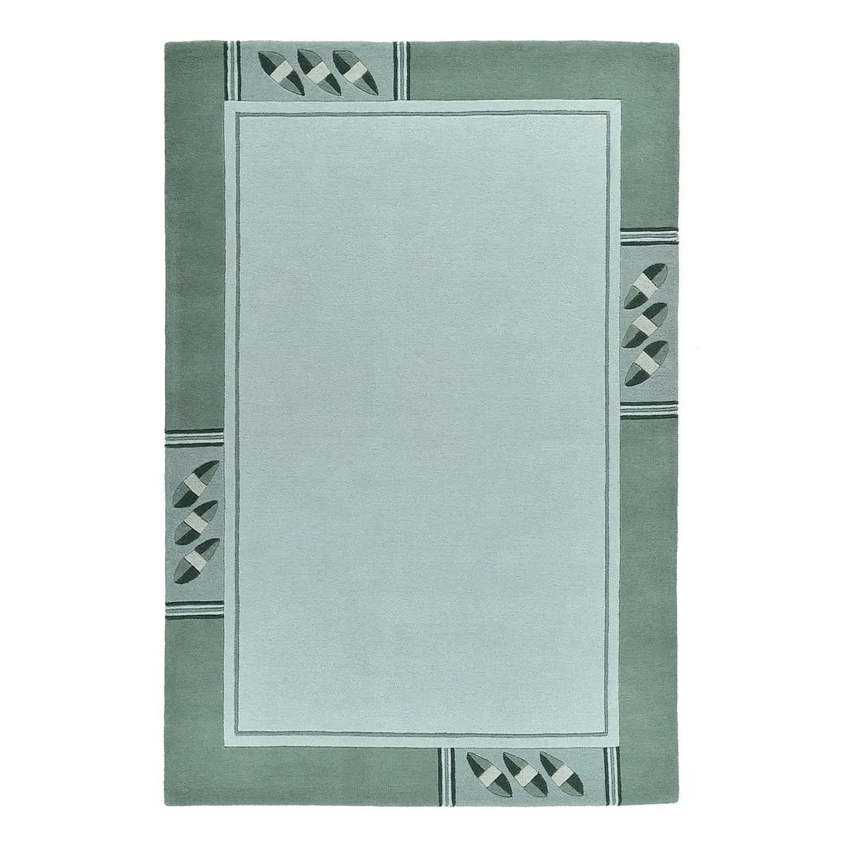 Wollteppich Royal Nepali 3029 Grün/Mint 70 x 140cm Wolle | Grün