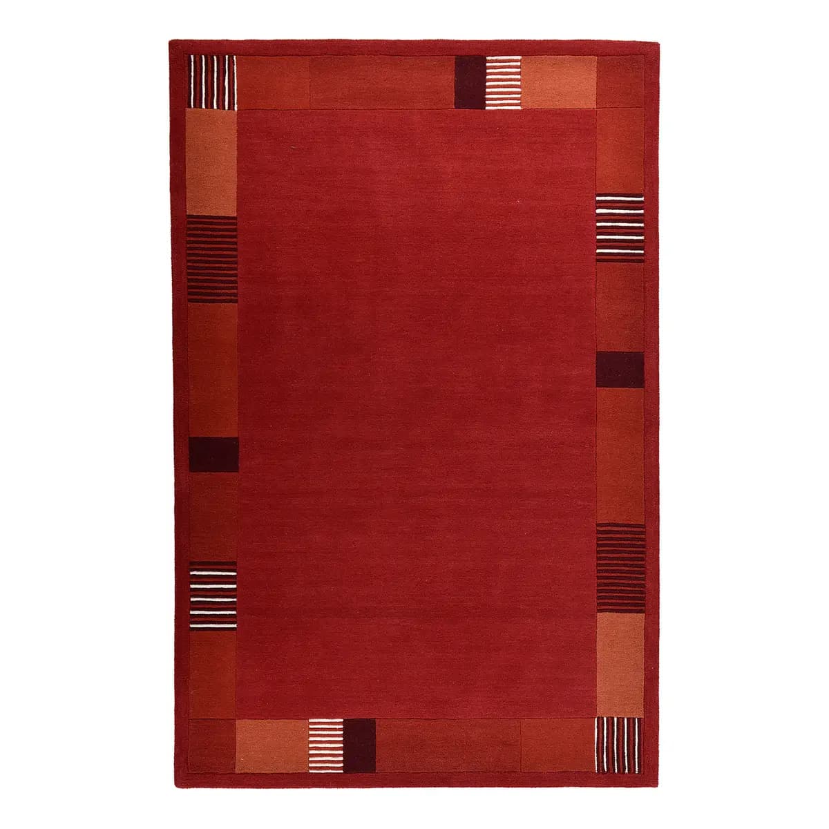 Wollteppich Royal Nepali 3085 Rot/Rot 70 x 140cm | Rot