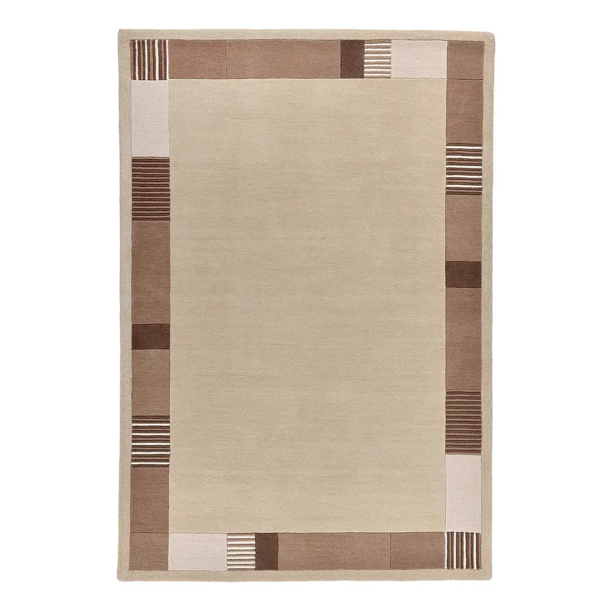 Wollteppich Royal Nepali 3085 Beige/Beige 60 x 90cm | Beige