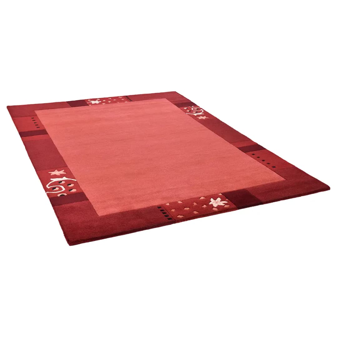 Wollteppich Royal Ganges | Rot