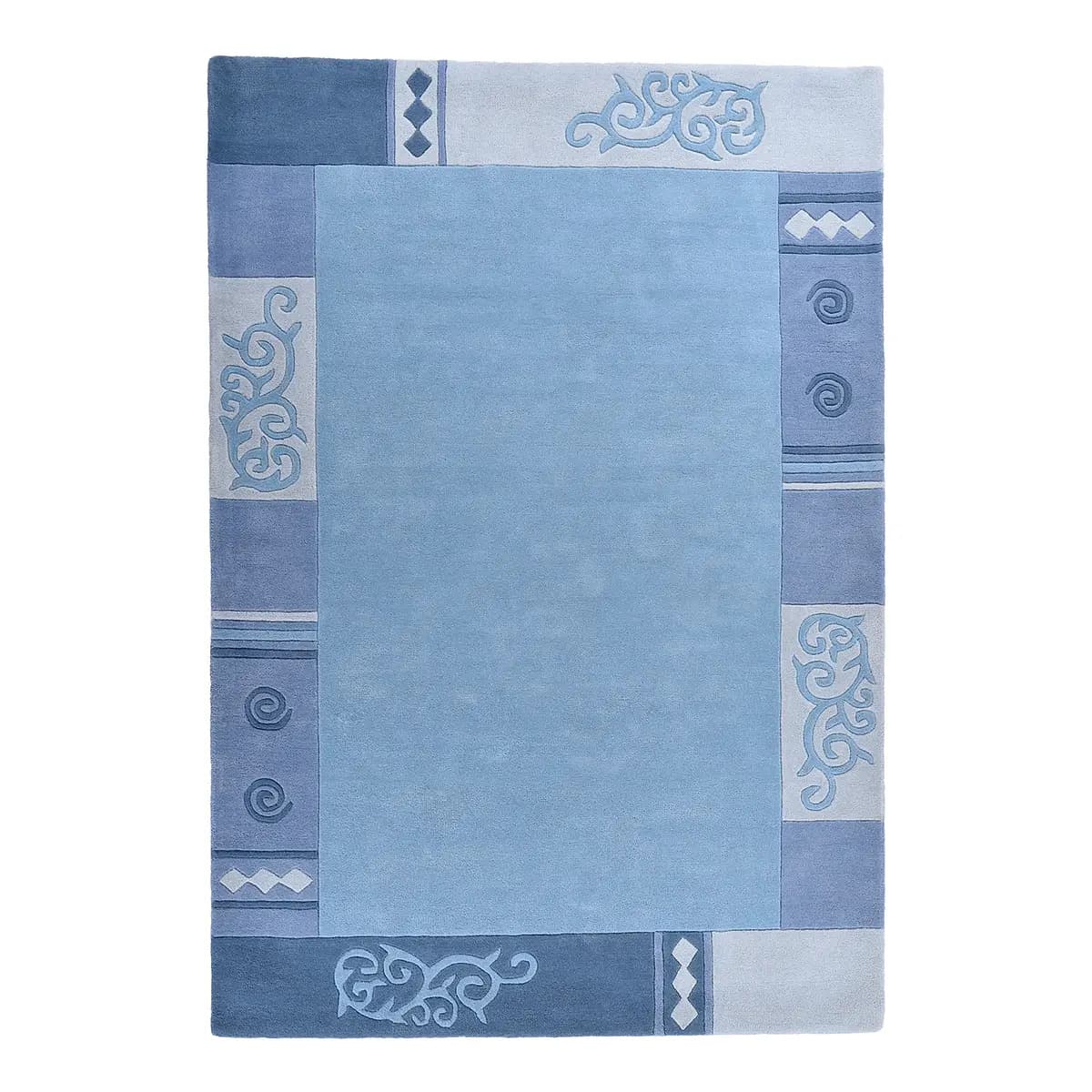 Wollteppich Ambadi | Blau
