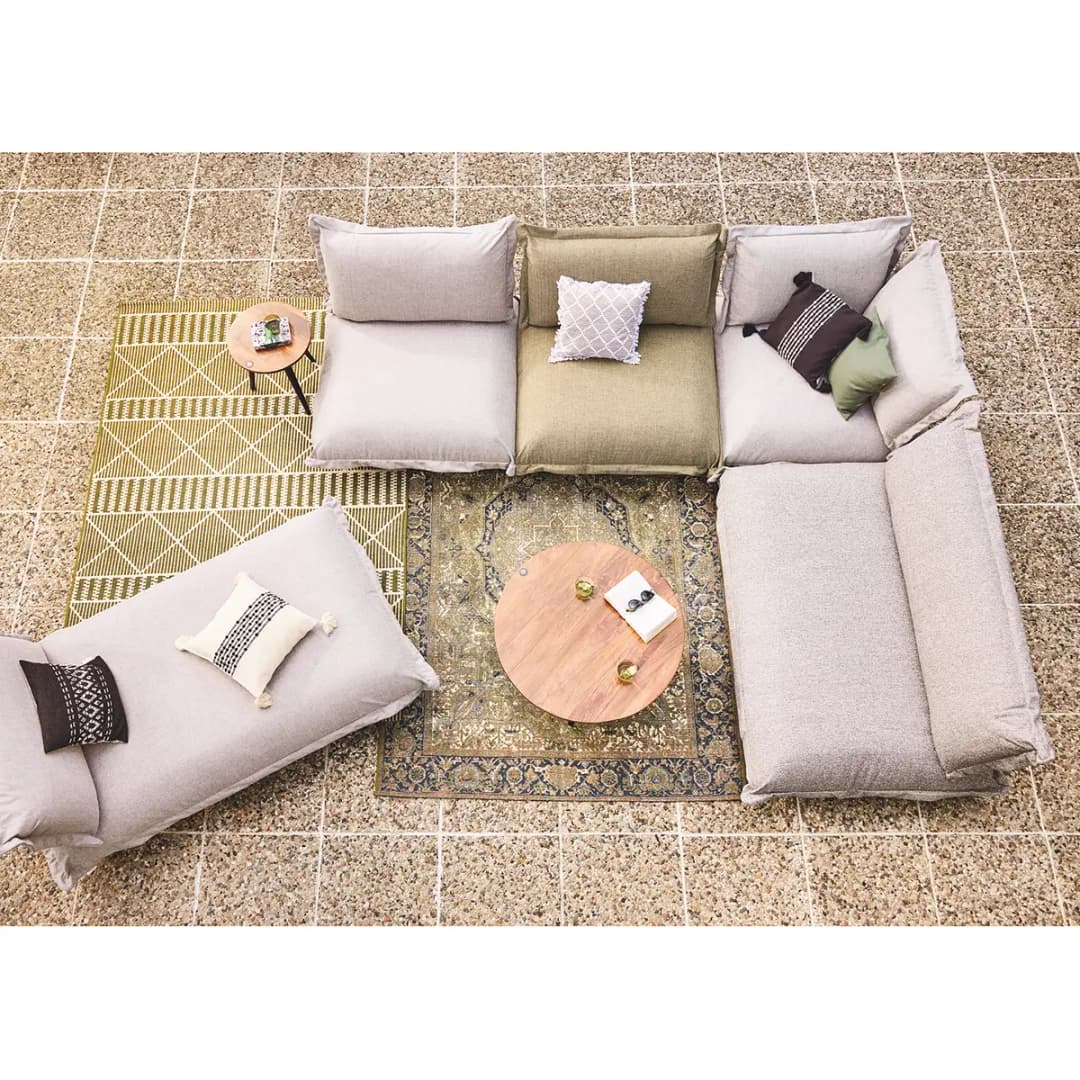 Outdoorteppich Funky Orient One Grün/Grün Mischgewebe | Grün