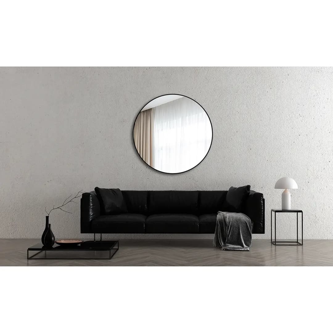 Spiegel Talos III 120cm Schwarz | Schwarz