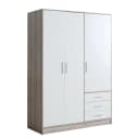 Drehtürenschrank Mindelberg | Holztöne