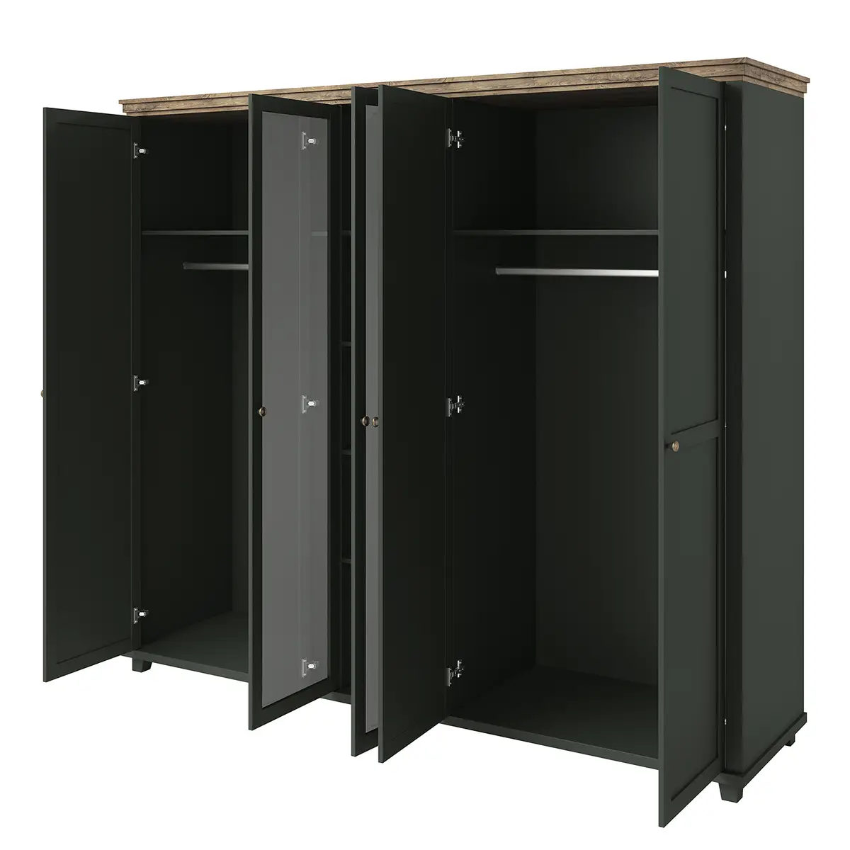 Drehtürenschrank Emmanuela | Grün