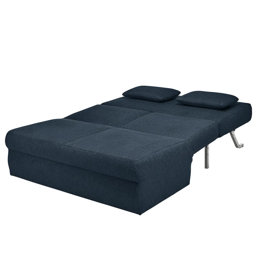 Schlafsofa Orna II Blau Flachgewebe Alma Modern | Blau