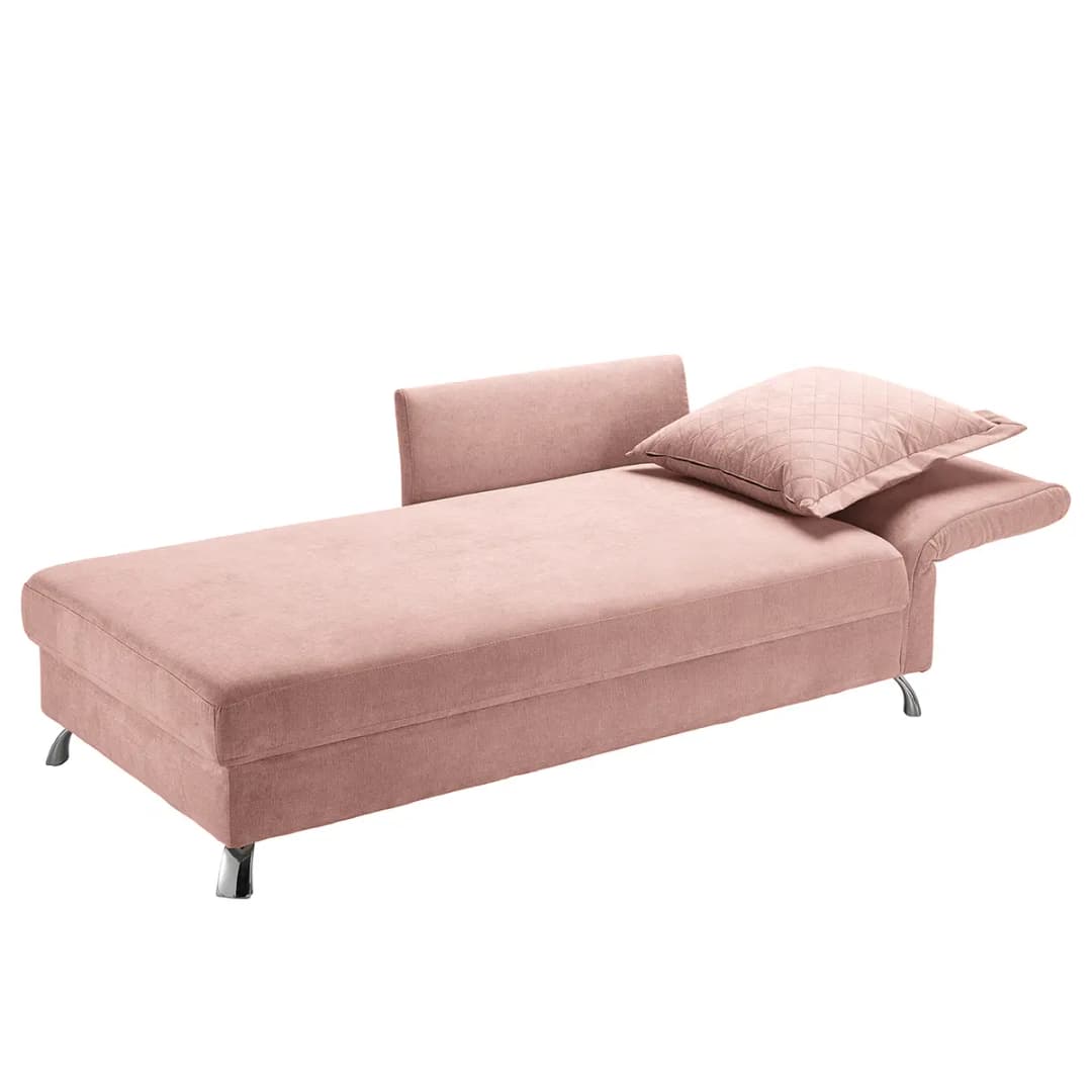 Recamiere Hillarys I Pink Mischgewebe Aurora | Rosa