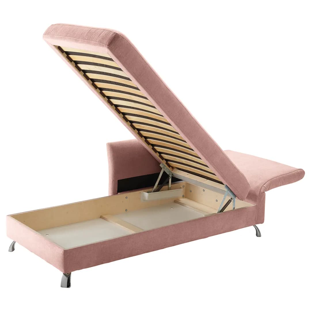 Recamiere Hillarys I Pink Mischgewebe Aurora | Rosa