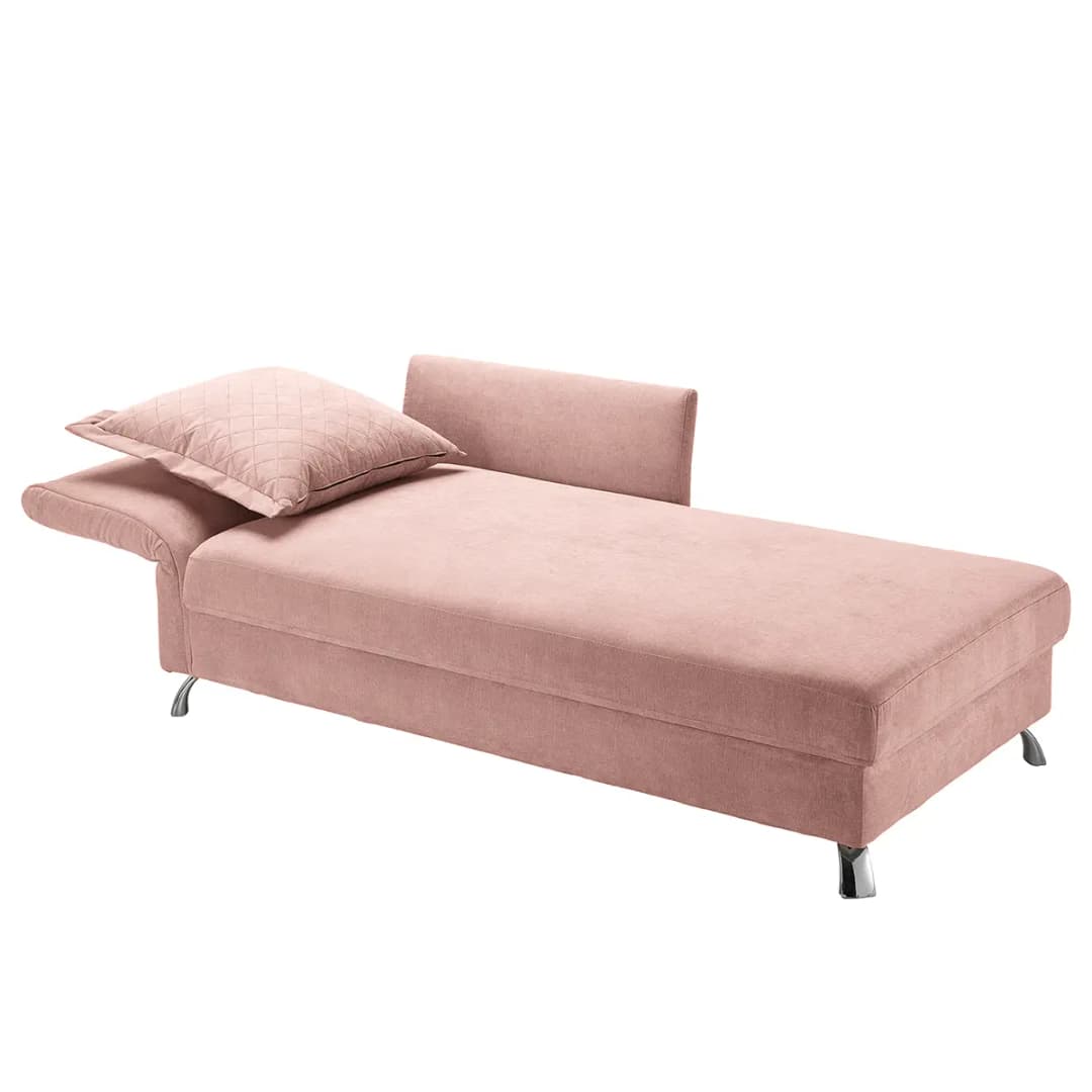 Recamiere Hillarys I Pink Mischgewebe Aurora | Rosa