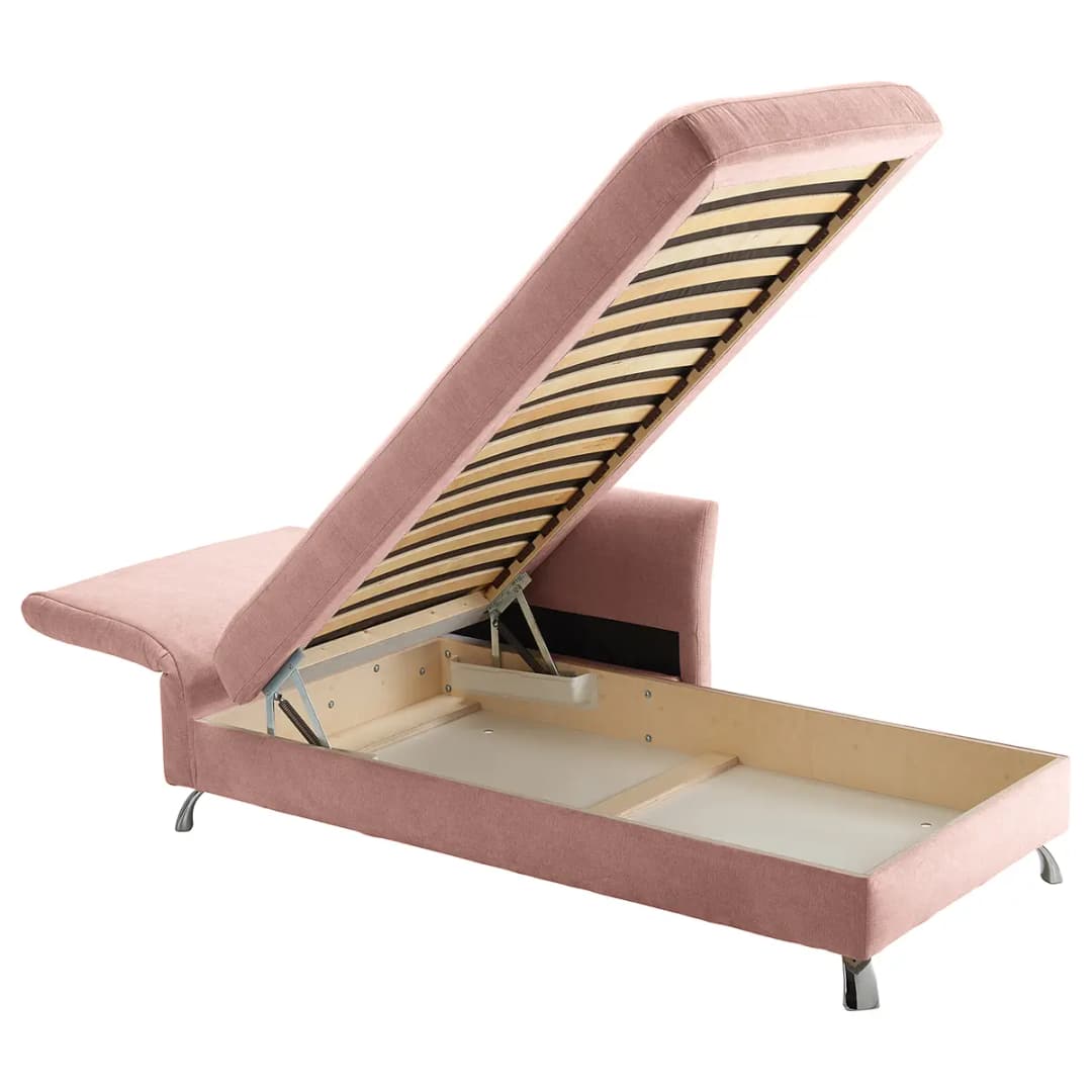 Recamiere Hillarys I Pink Mischgewebe Aurora | Rosa