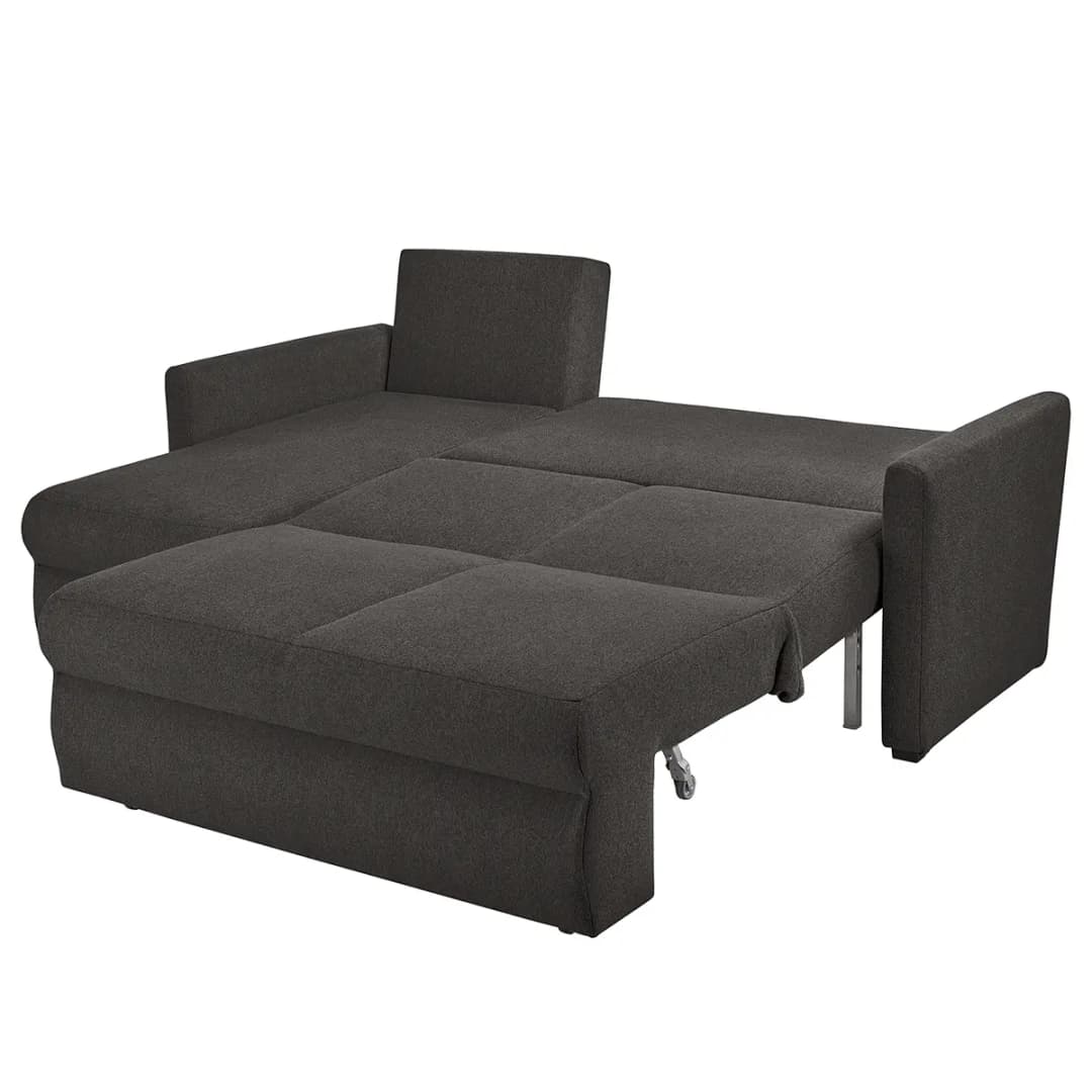 loftscape Ecksofa Orna Grau Flachgewebe Alma | Grau