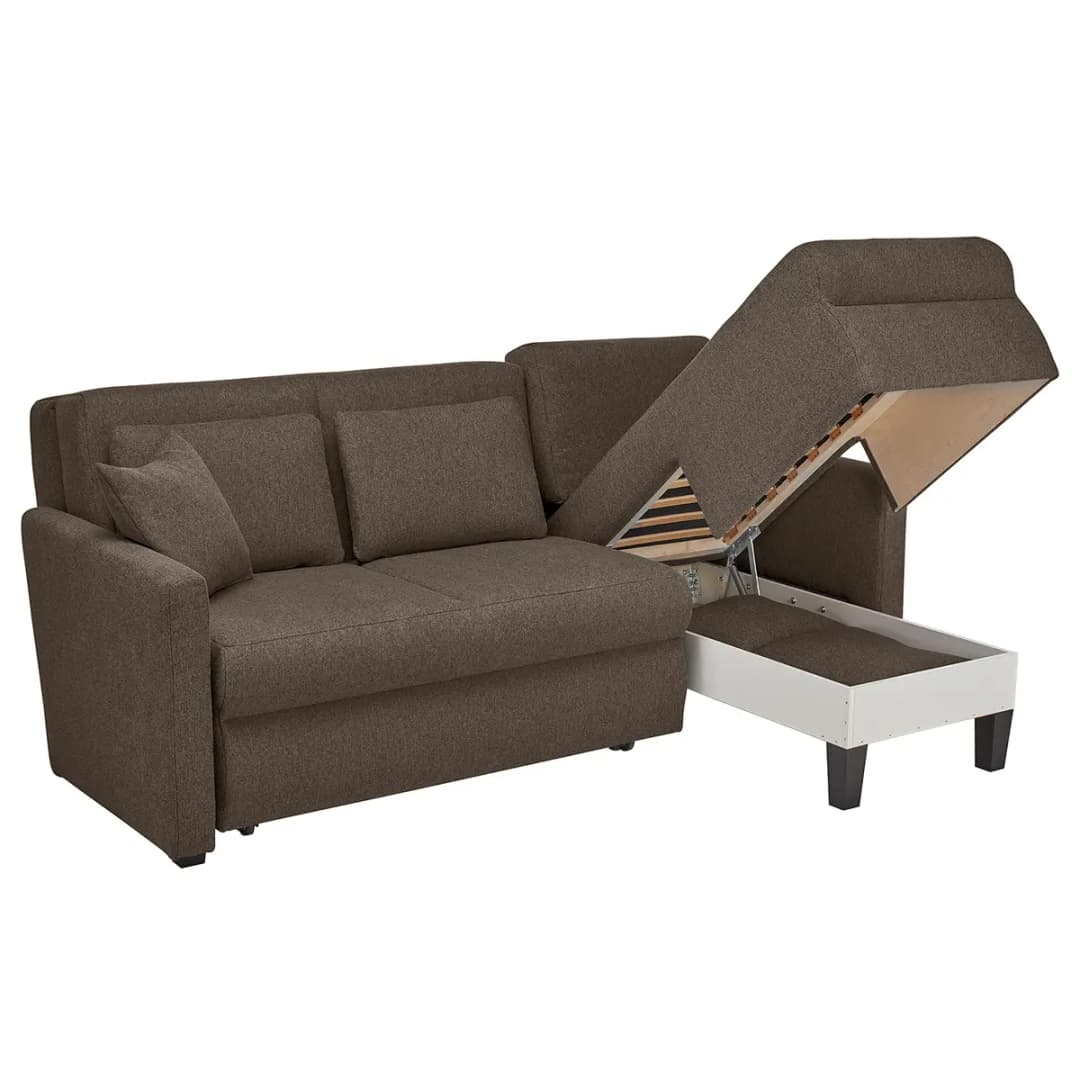 loftscape Ecksofa Orna | Braun