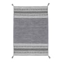 Flachgewebeteppich Grau/Grau 80 x 150cm | Grau