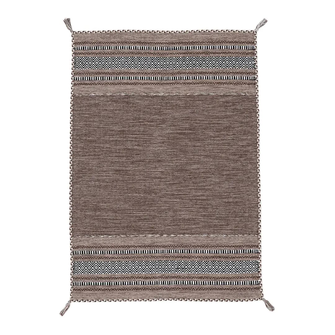 Flachgewebeteppich Braun/Braun 200 x 290cm | Braun