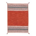 Flachgewebeteppich | Orange