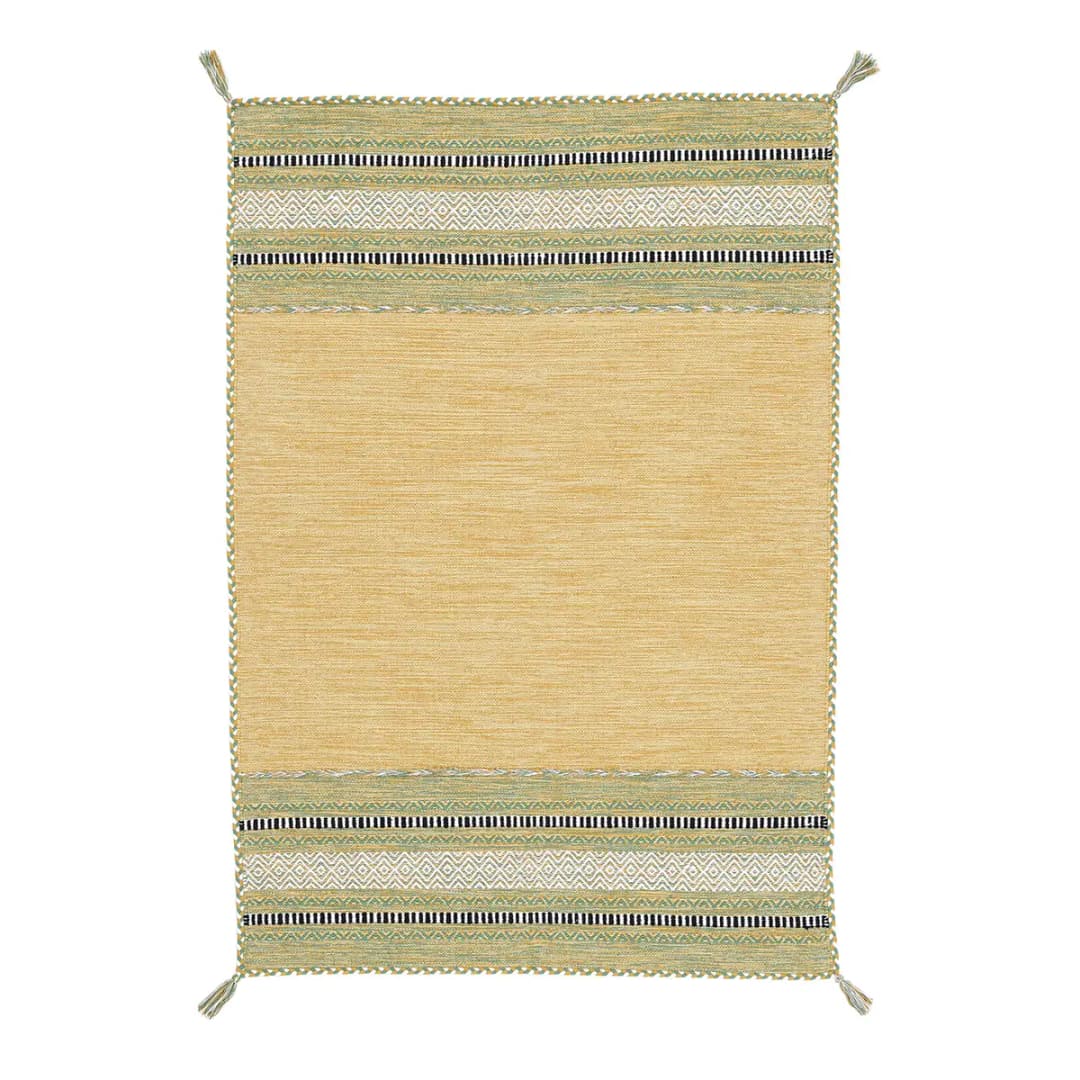 Flachgewebeteppich Gelb/Gelb 200 x 290cm | Gelb