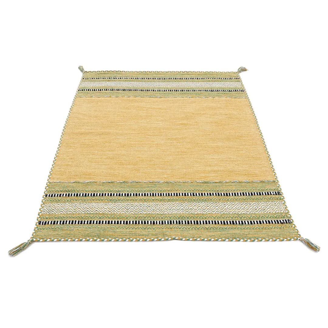 Flachgewebeteppich Gelb/Gelb 200 x 290cm | Gelb