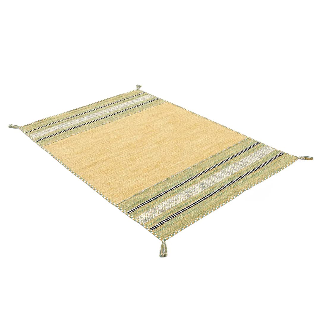 Flachgewebeteppich Gelb/Gelb 200 x 290cm | Gelb