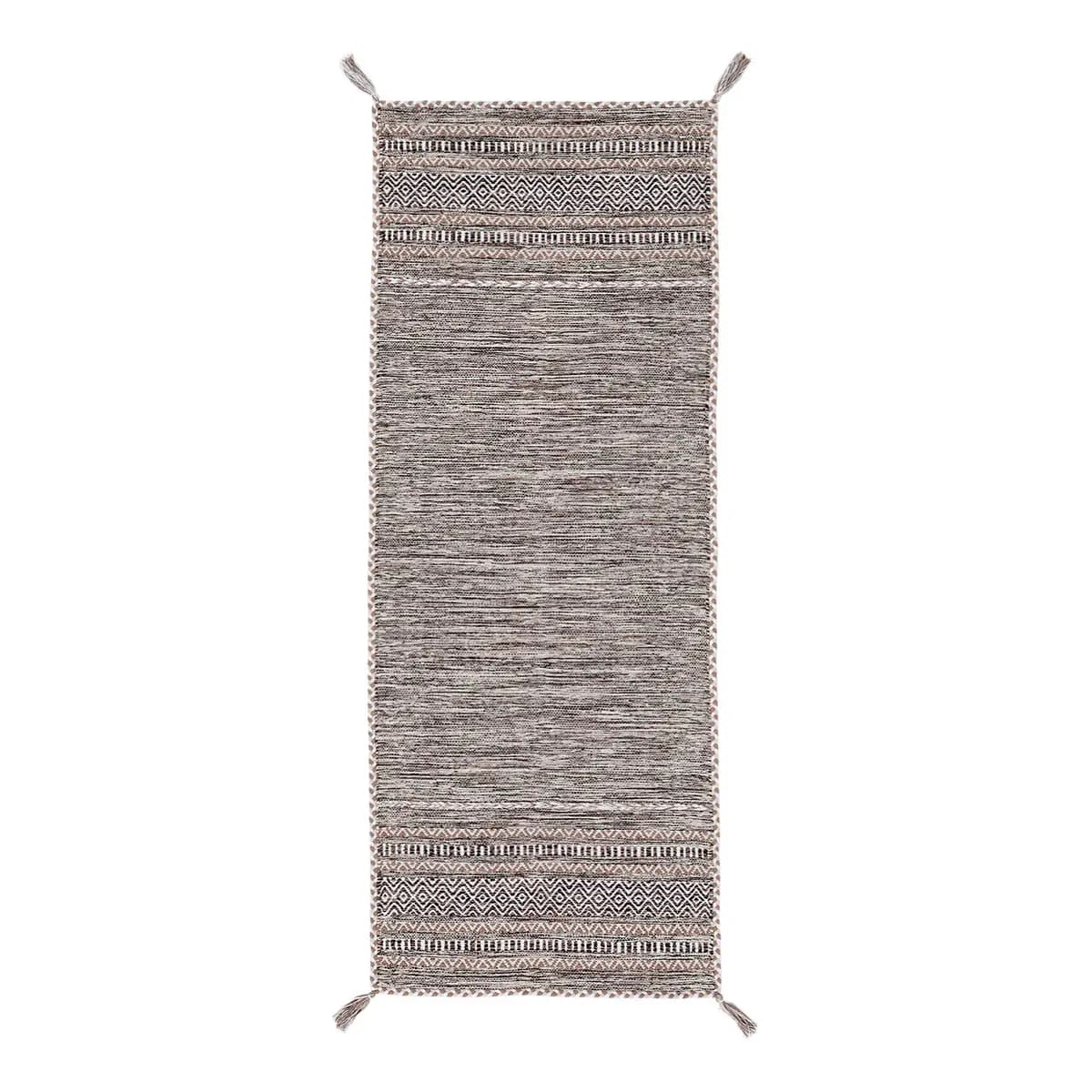 Läufer 80 x 300cm Beige/Beige | Beige