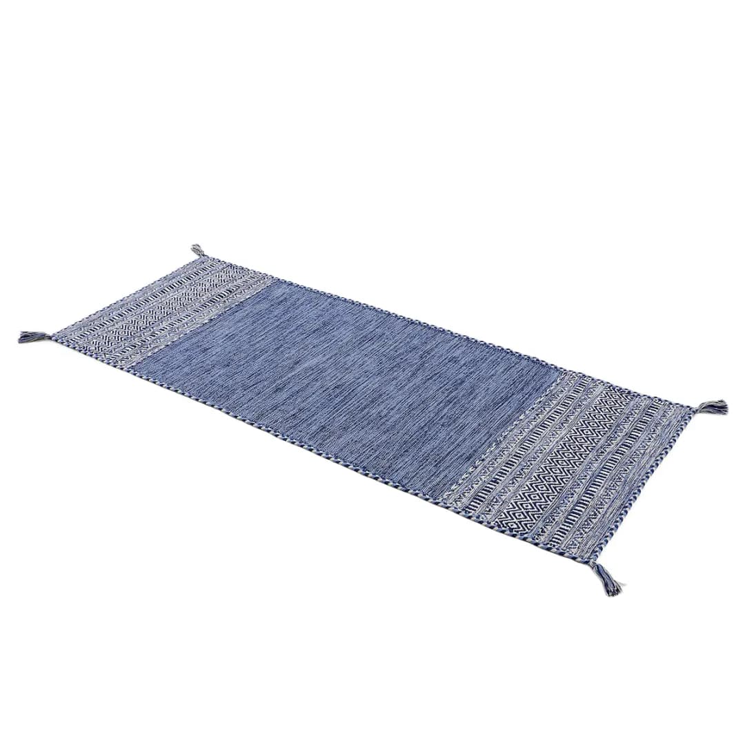 Läufer 80 x 300cm Blau/Blau | Blau