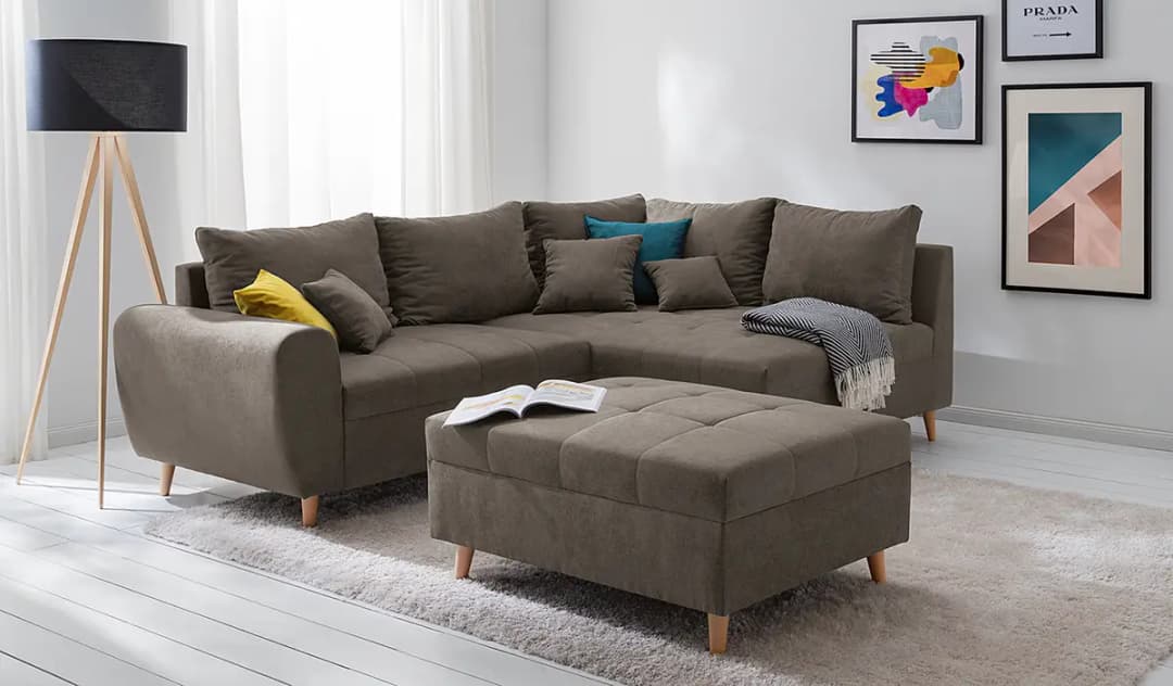 Ecksofa Capstone | Grau