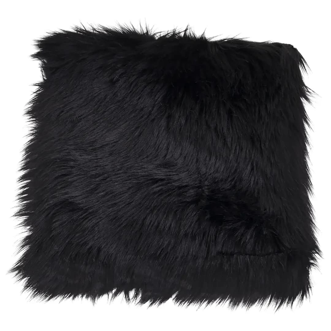Sitzkissen Lambskin Artificial II | Schwarz
