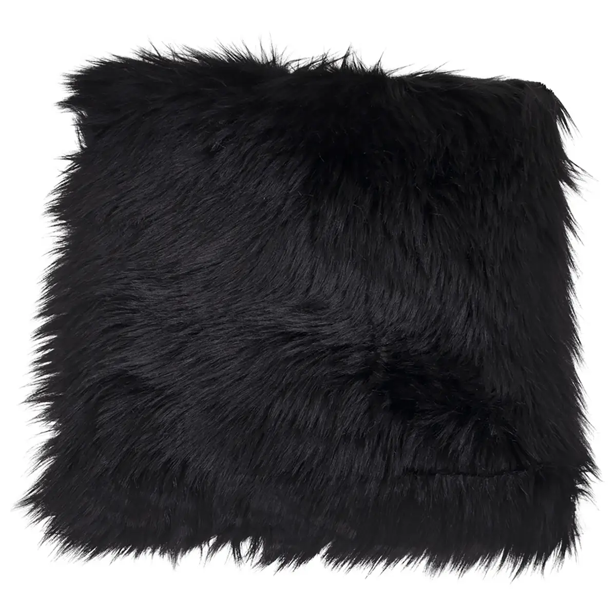 Sitzkissen Lambskin Artificial II | Schwarz