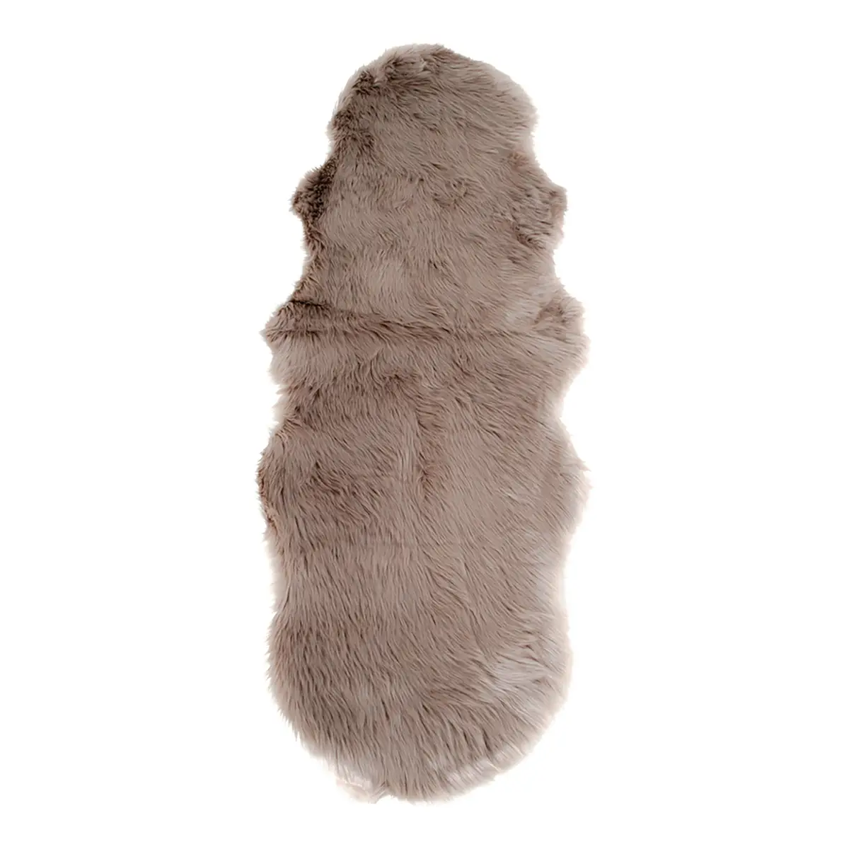 Fellteppich Lambskin Artificial II | Braun