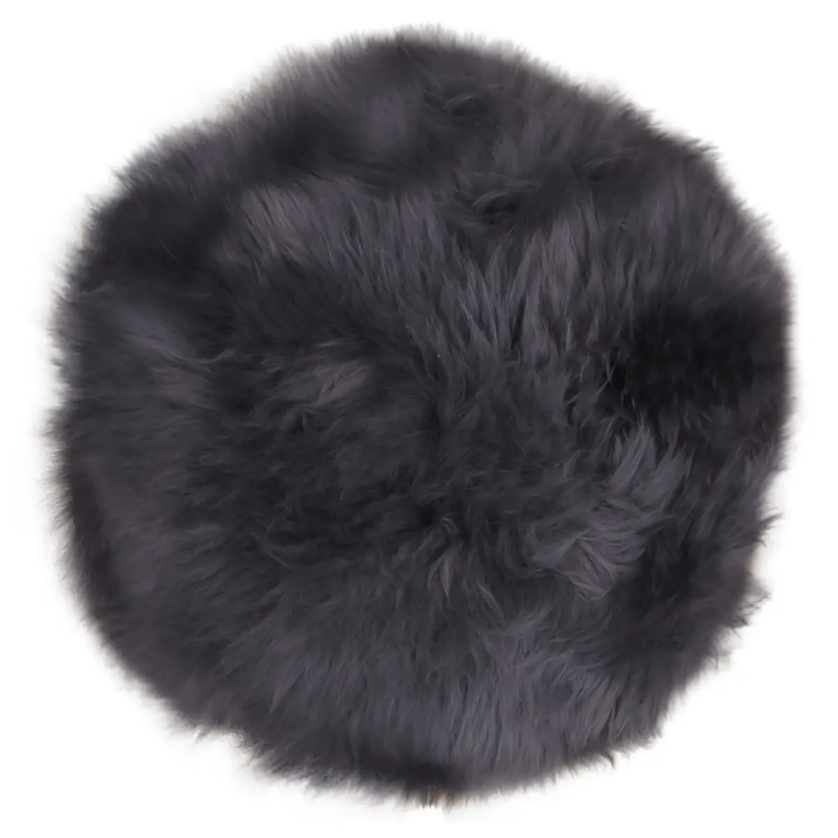 Sitzkissen Lambskin Grau/Grau 35 x 35cm | Grau