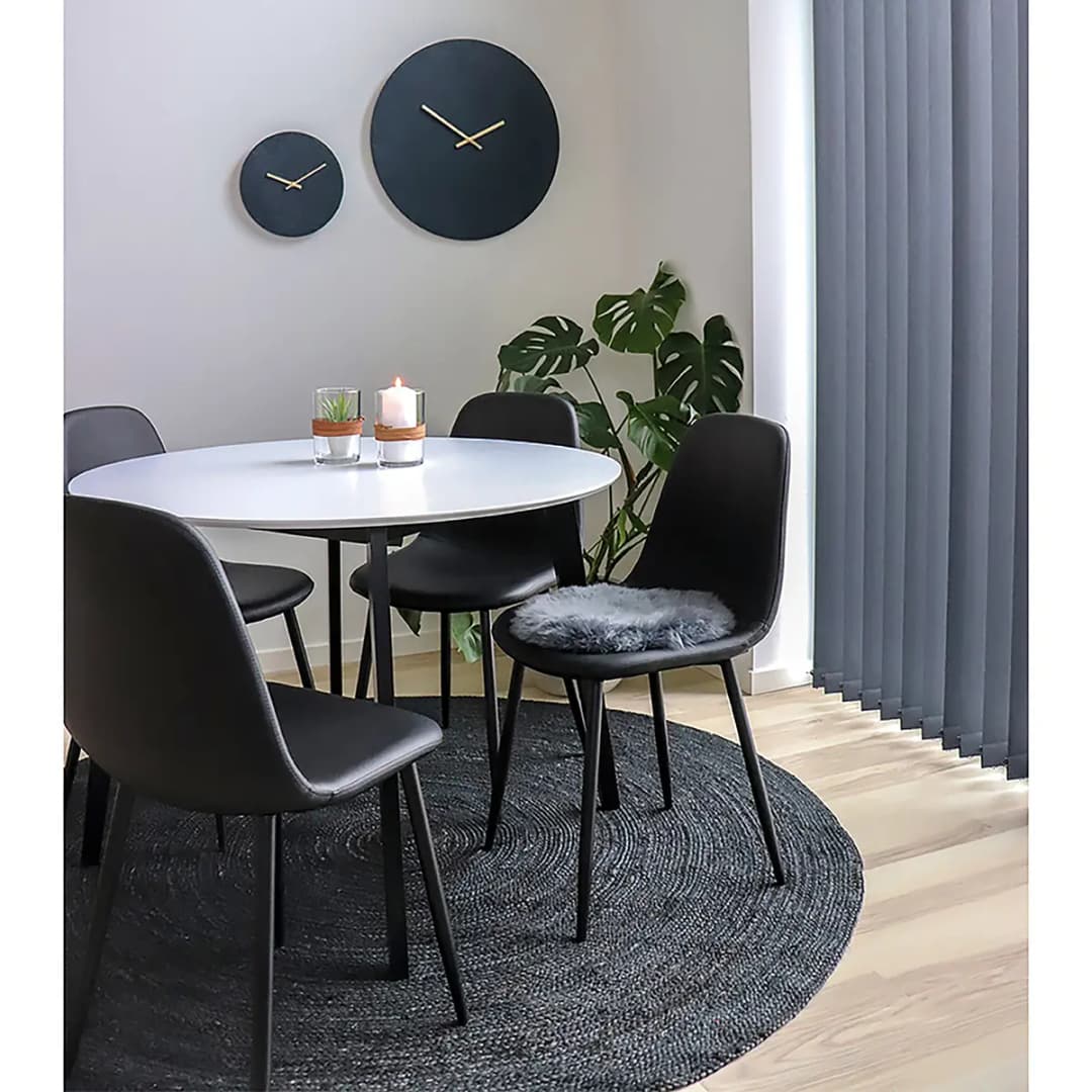 Sitzkissen Lambskin Grau/Grau 35 x 35cm | Grau