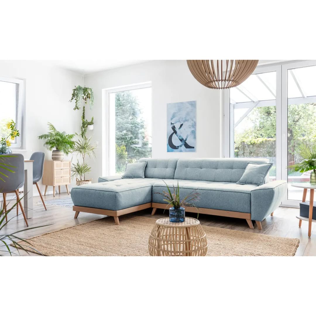Ecksofa Surribas | Blau