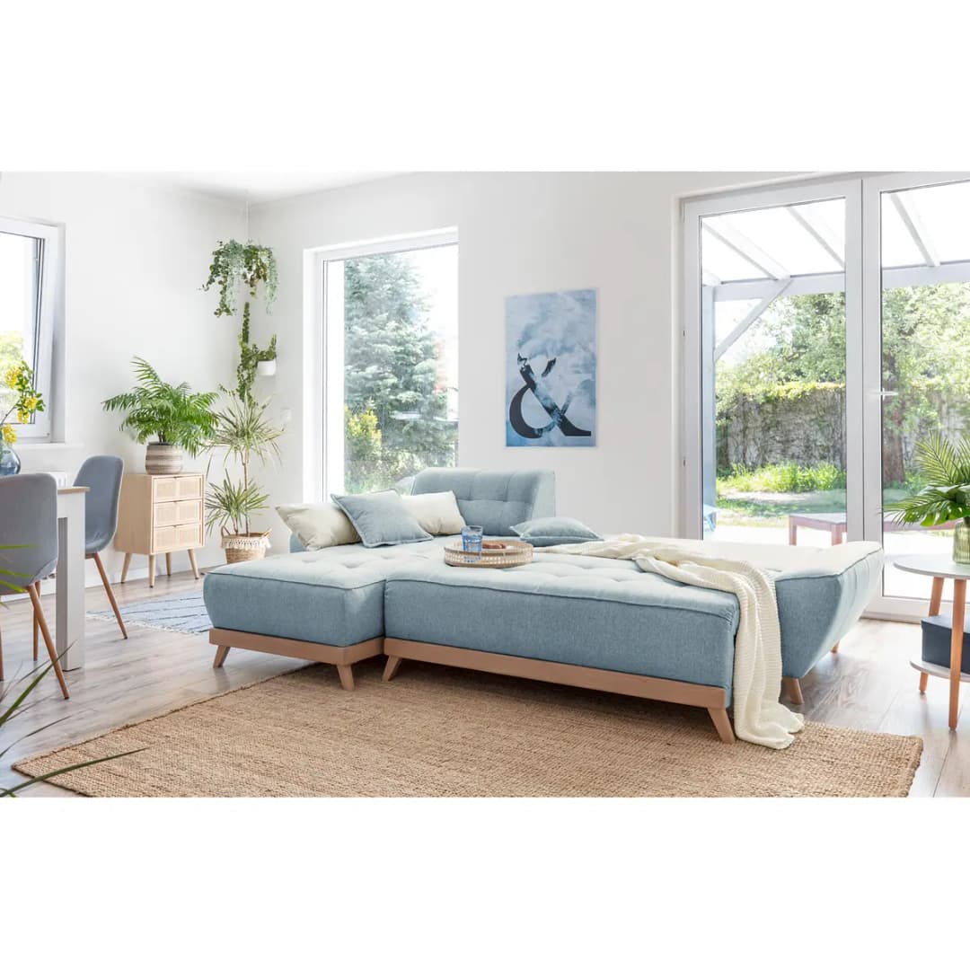 Ecksofa Surribas | Blau