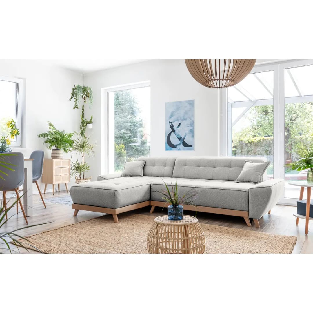 Ecksofa Surribas | Grau