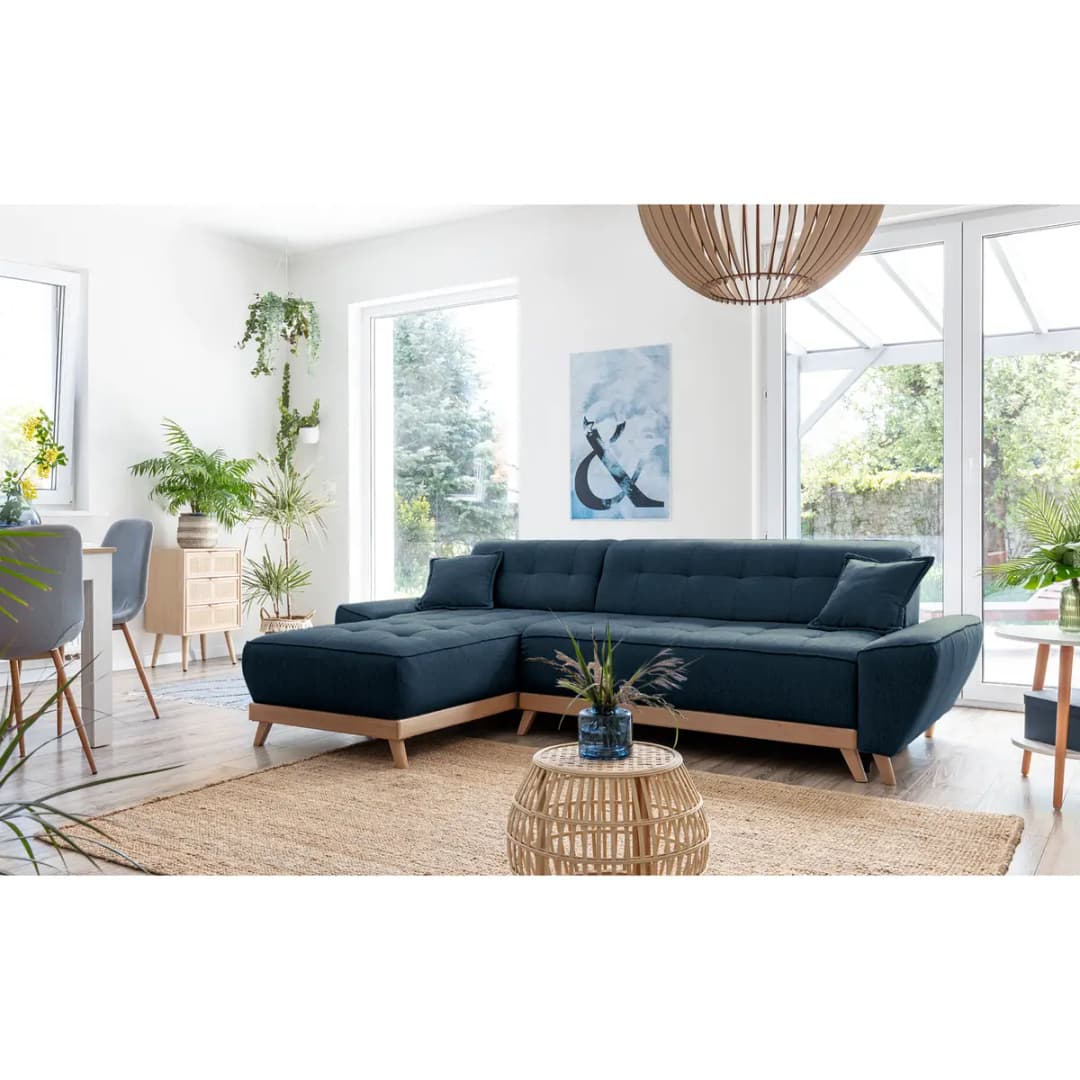 Ecksofa Surribas | Blau